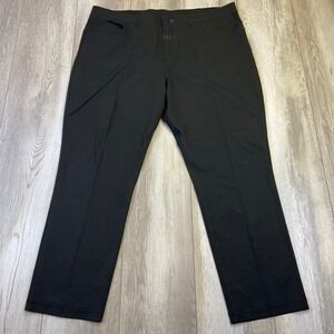 Public Rec Pants Mens Size 42x30 Black Dealmaker Pant Stretch Casual *